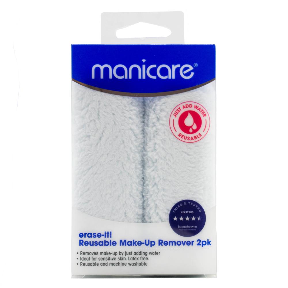 Manicare Erase It Make Up Remover 3 x 2Pk (6x Pieces)