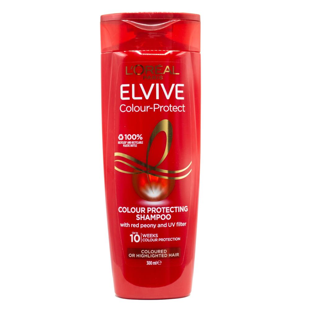 LOREAL 300mL SHAMPOO COLOUR PROTECT COLOUR PROTECTING COLOURED OR HIGHLIGHTED HAIR (6x Pack)
