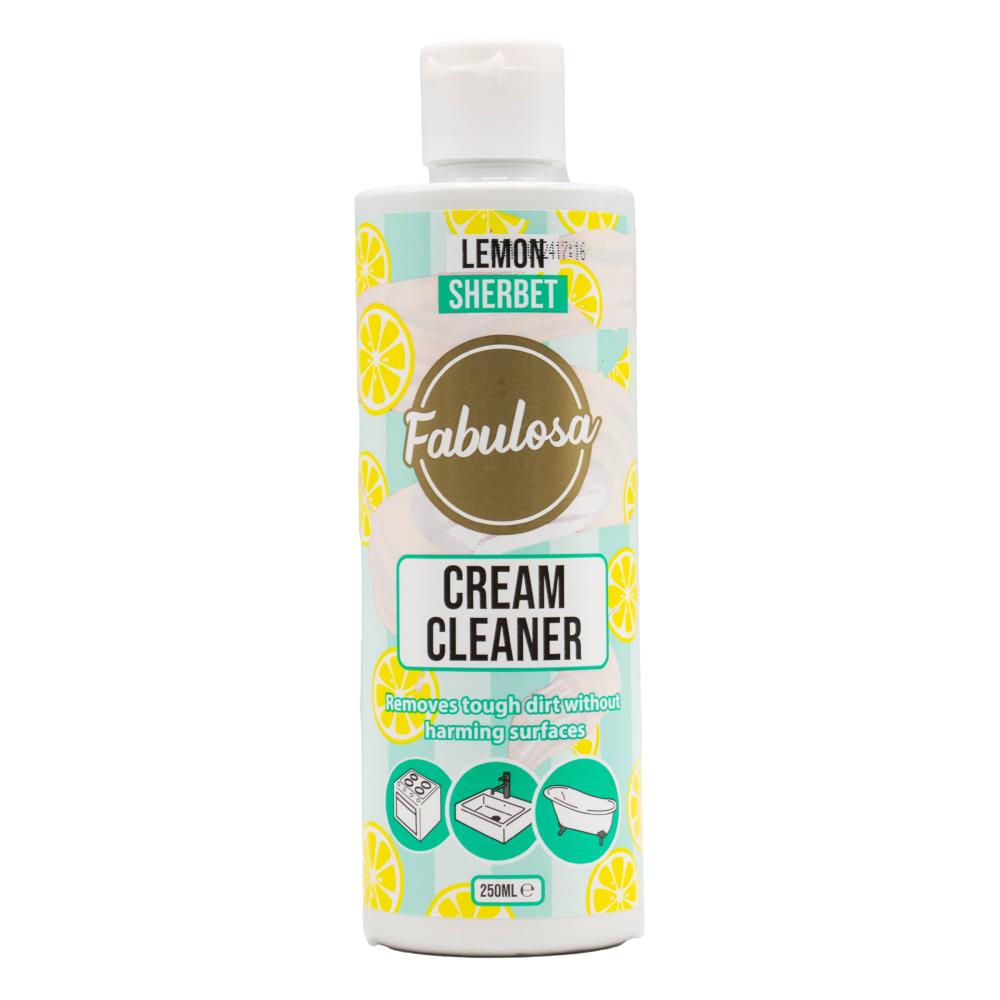 FABULOSA CREAM CLEANER LEMON SHERBET 250ml (12x Pack)