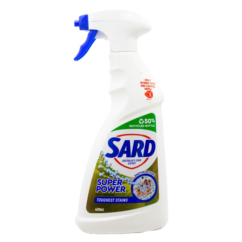 SARD 420mL STAIN REMOVER TOUGHEST STAINS SUPER POWER (6x Pack)