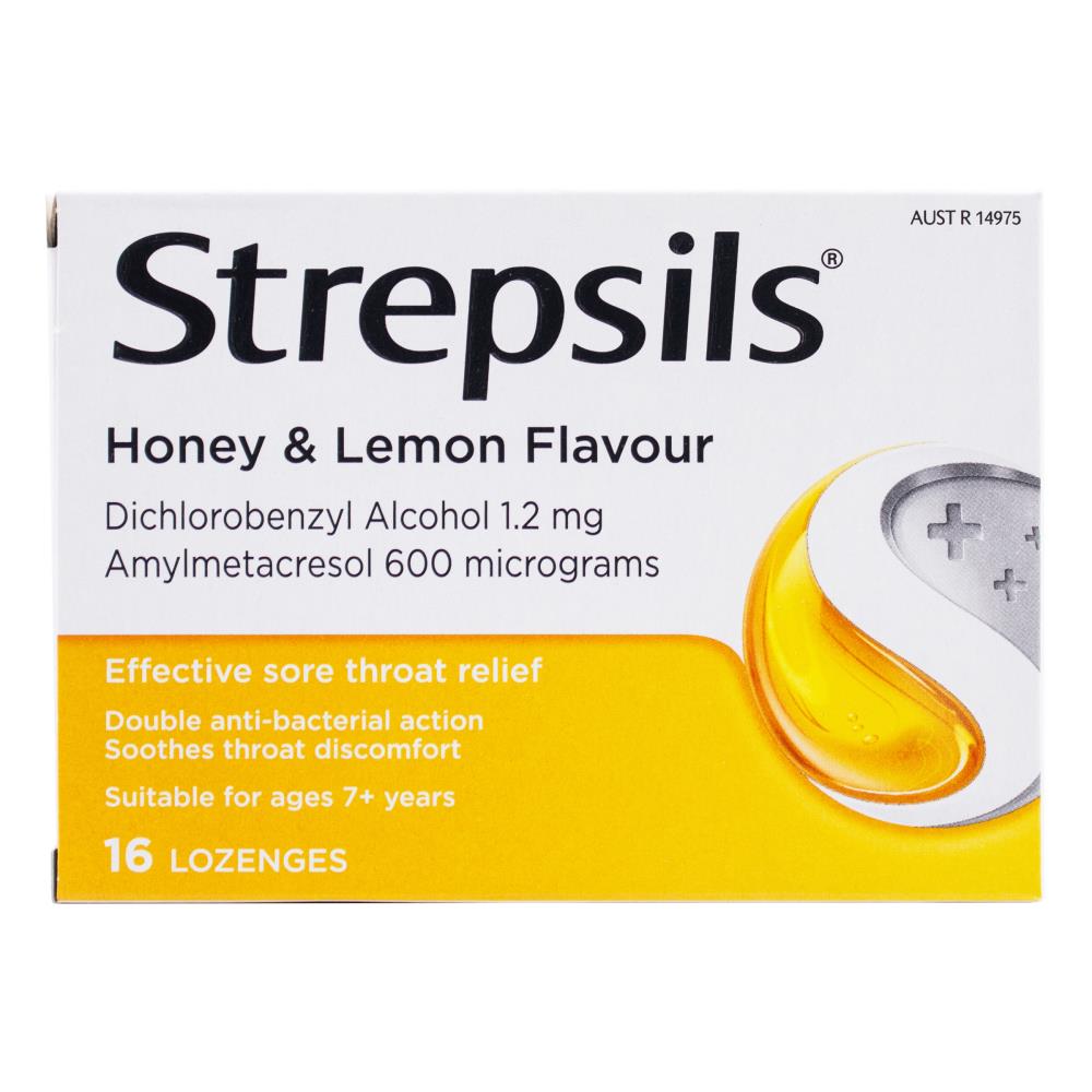 Strepsils Lozenges Orange Flavour 12 x 16Pk (192 Lozenges)