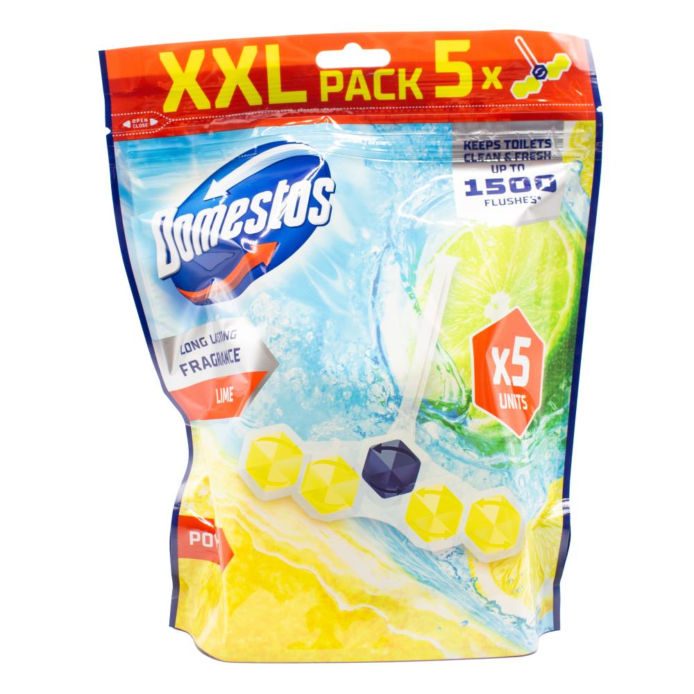 Domestos 55g Toilet Cleaner Cage Power 5 Lime 5 x 5Pk (25 Pack)