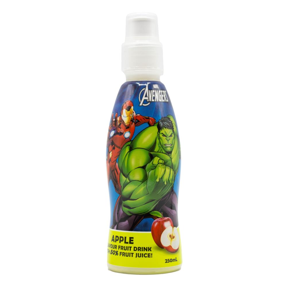 Fruity Burst Avengers Apple 250ml Bottle (24x Pack)