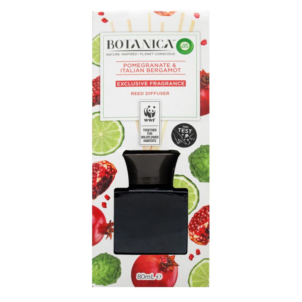 AIR WICK REED DIFFUSER BOTANICA POMEGRANATE & ITALIAN BERGAMOT 80ml (5x Pack)