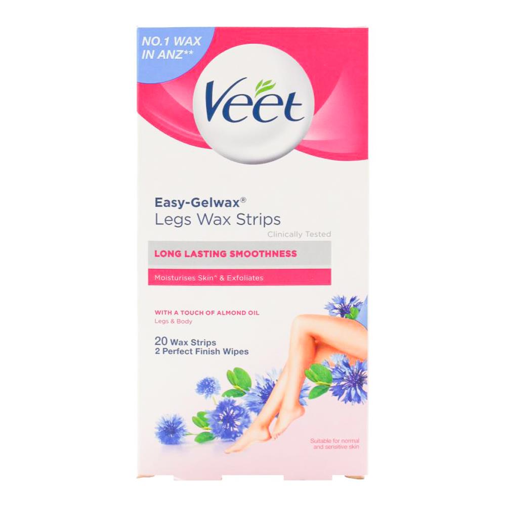 Veet Pk20 Wax Strips With A Touch Of Almond Oil (6x Pack)