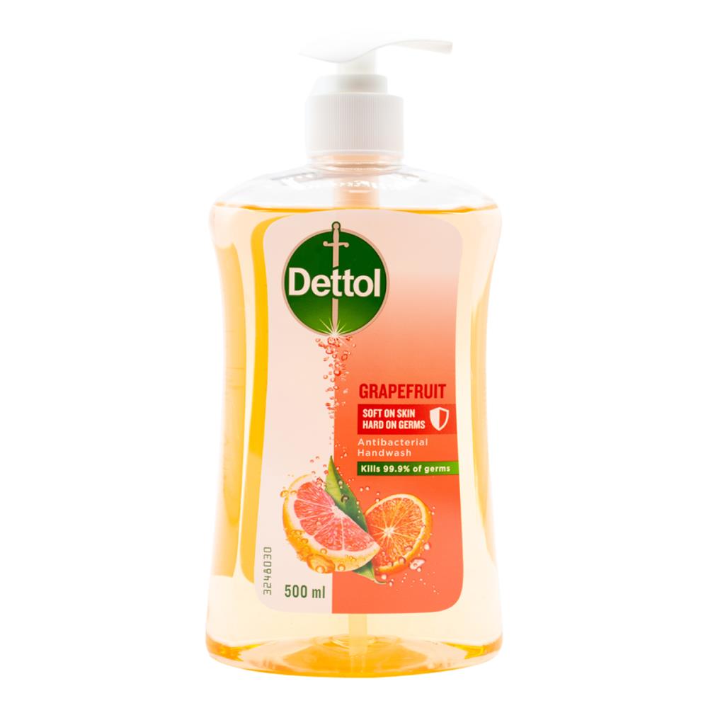 Dettol Handwash Antibacterial Grapefruit 500ml (6 Pack)