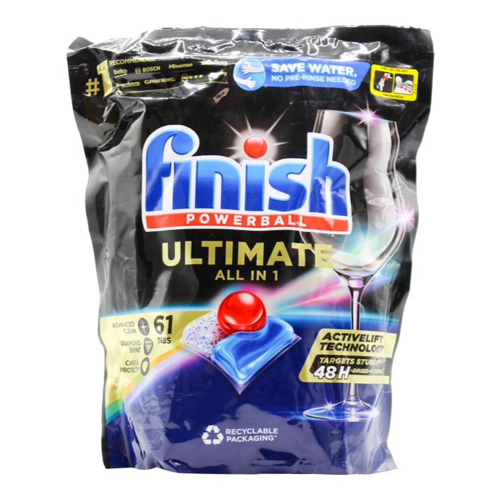 Finish Ultimate All In 1 Powerball Dishwasher Tablets 6 x 61Pk (366 Tablets)