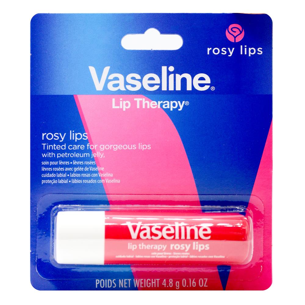 Vaseline 4.8g Lip Therapy Rosy Lips With Petroleum Jelly (24x Pack)