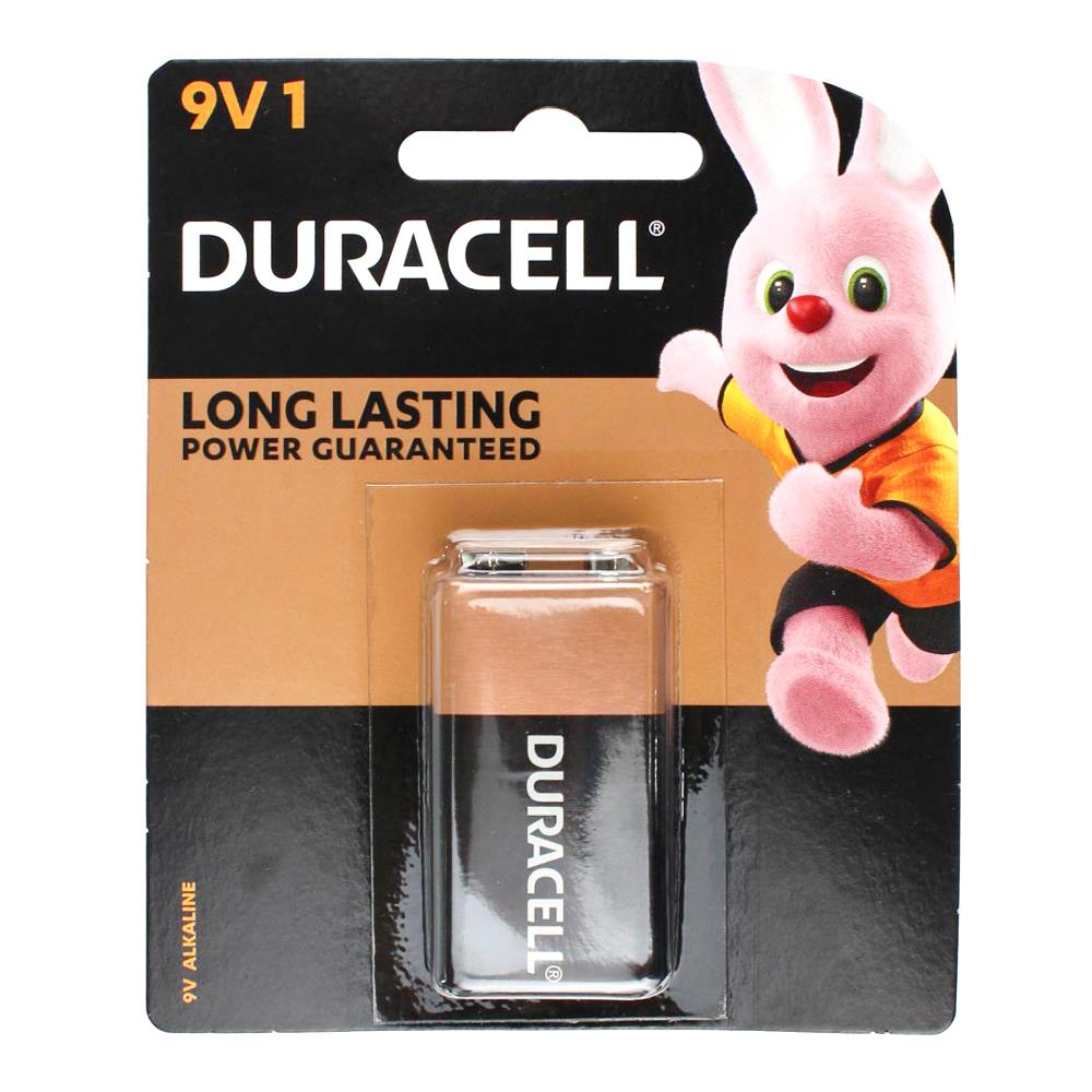 Duracell 9V Alkaline Batteries 12 x 1Pk (Value Pack 12)