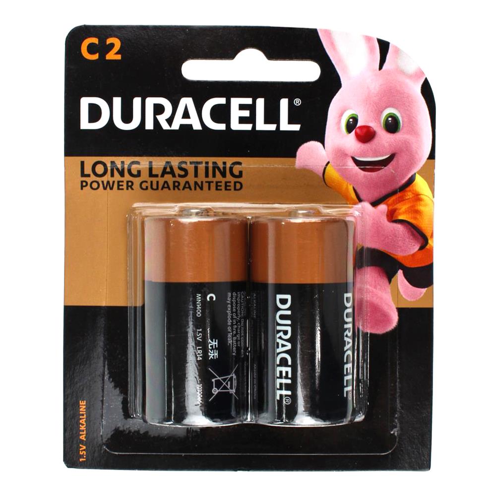 Duracell C Alkaline Batteries 6 x 2Pk (Value Pack 12)
