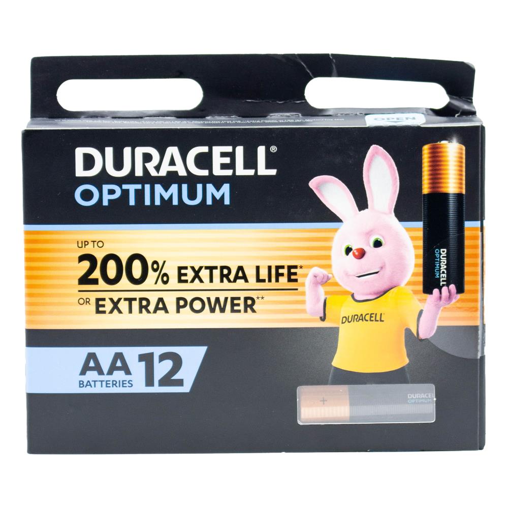 Duracell Batteries Optimum AA 8 x 12Pk (Value Pack 96)