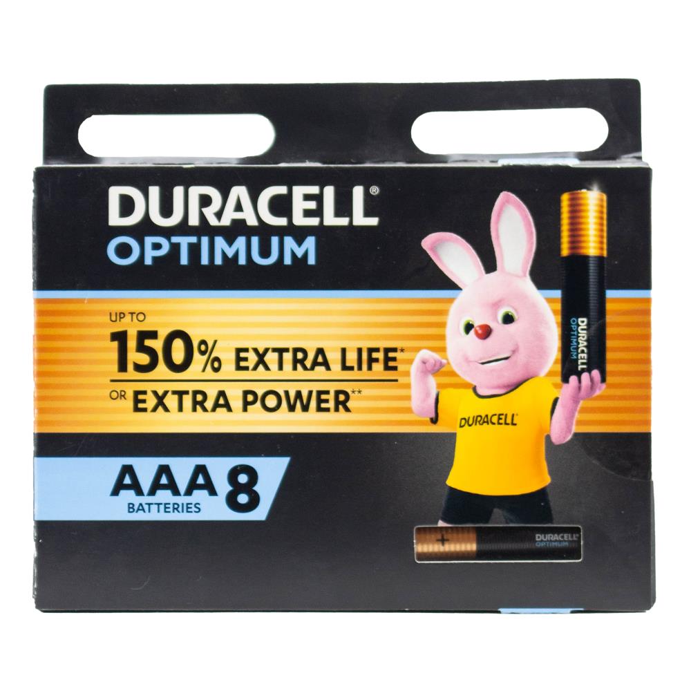 Duracell Batteries Optimum AAA 8 x 8Pk (Value Pack 64)