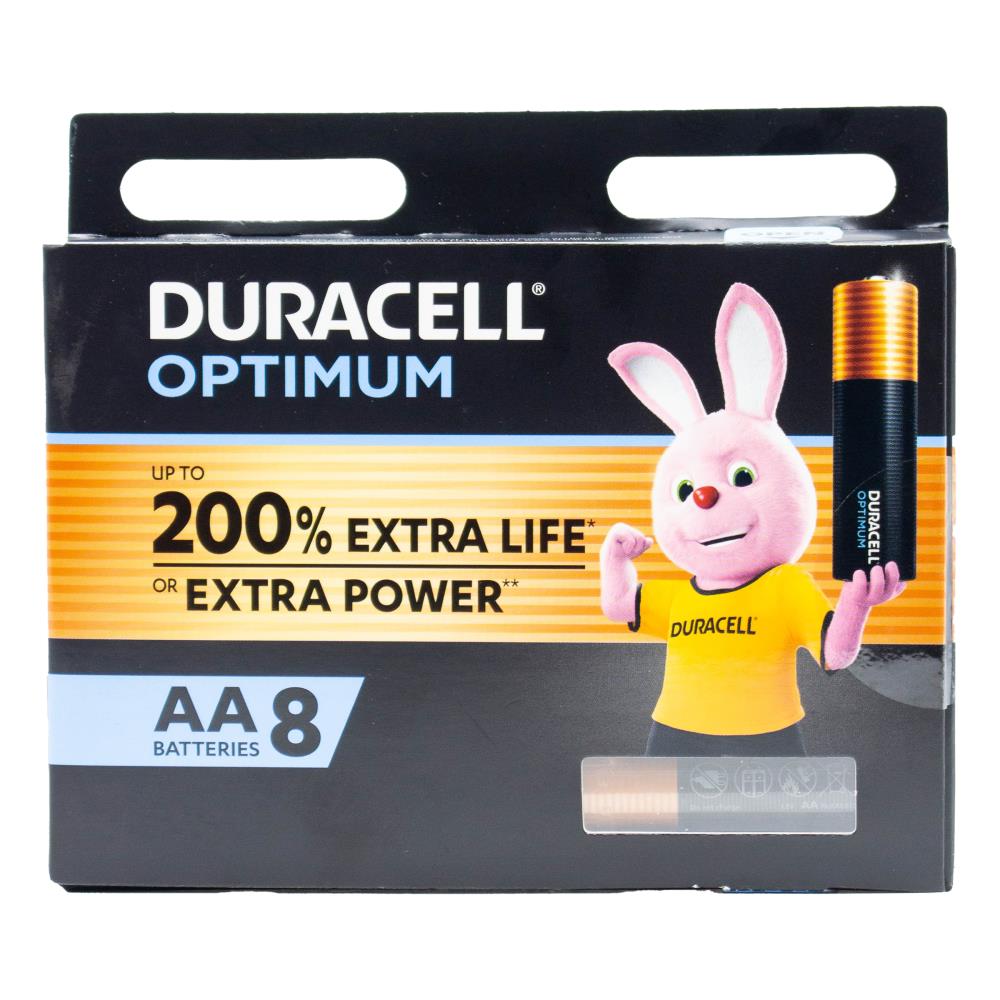 Duracell Batteries Optimum AA 12 x 8Pk (Value Pack 96)