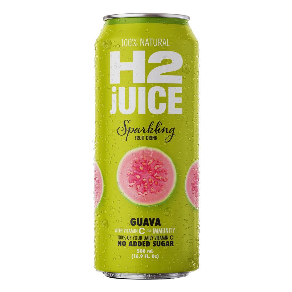 H2 Juice Sparkling Guava 500ml Can (12x Pack)