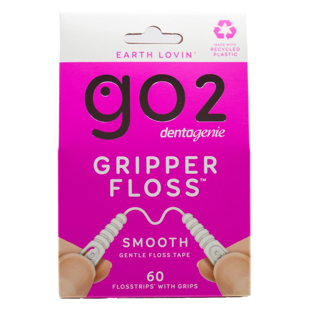 GO2 DENTAGENIE PK60 GRIPPER FLOSS GENTLE FLOSS TAPE SMOOTH (216 Value Pack)