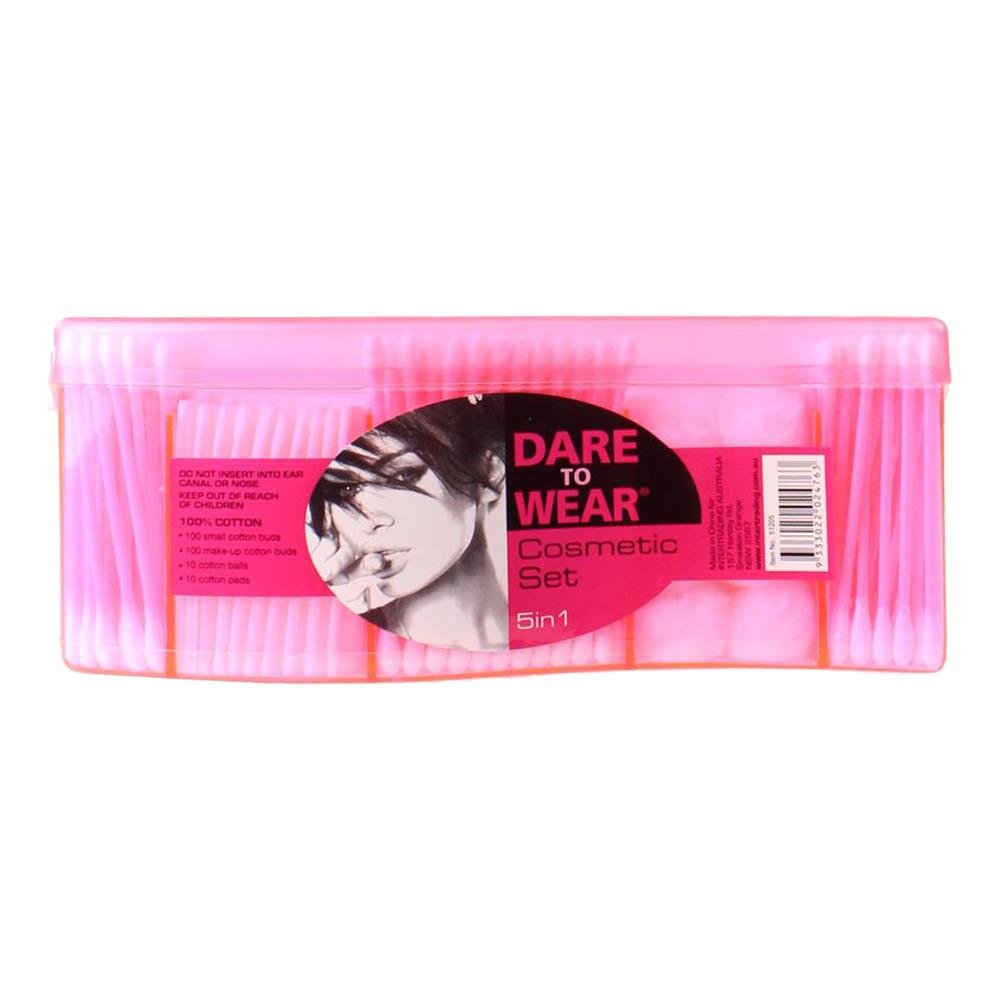 Dare To Wear 5 In 1 Cotton Cosmetic Set (48x Pack)
