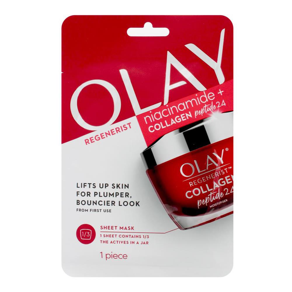 Olay Regenerist Sheet Maskniacinamide + Collagen Peptide 24 (10x Pack)