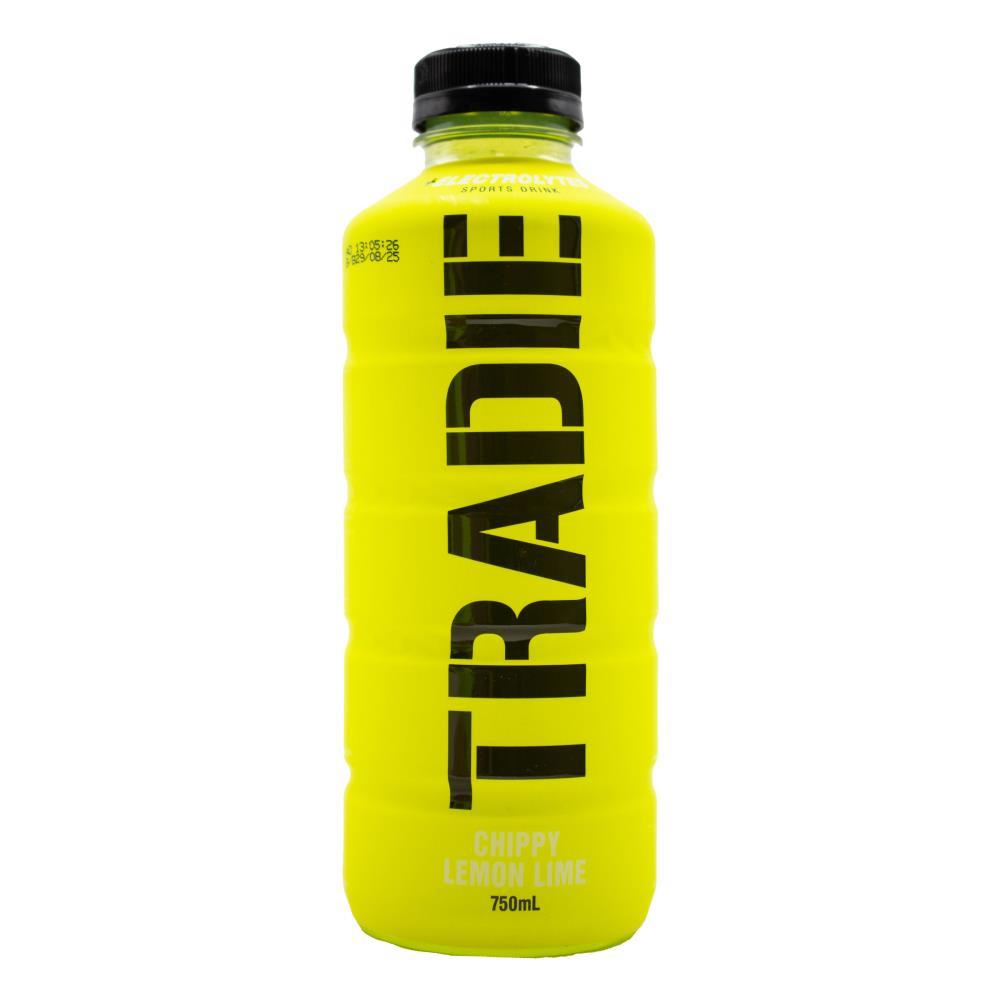 TRADIE SPORTS DRINK CHIPPY LEMON LIME 750ml (12x Pack)