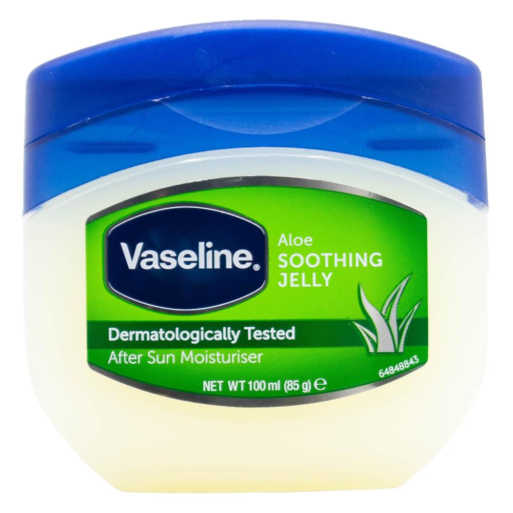 VASELINE 100mL SOOTHING JELLY AFTER SUN MOISTURISER ALOE (12x Pack)