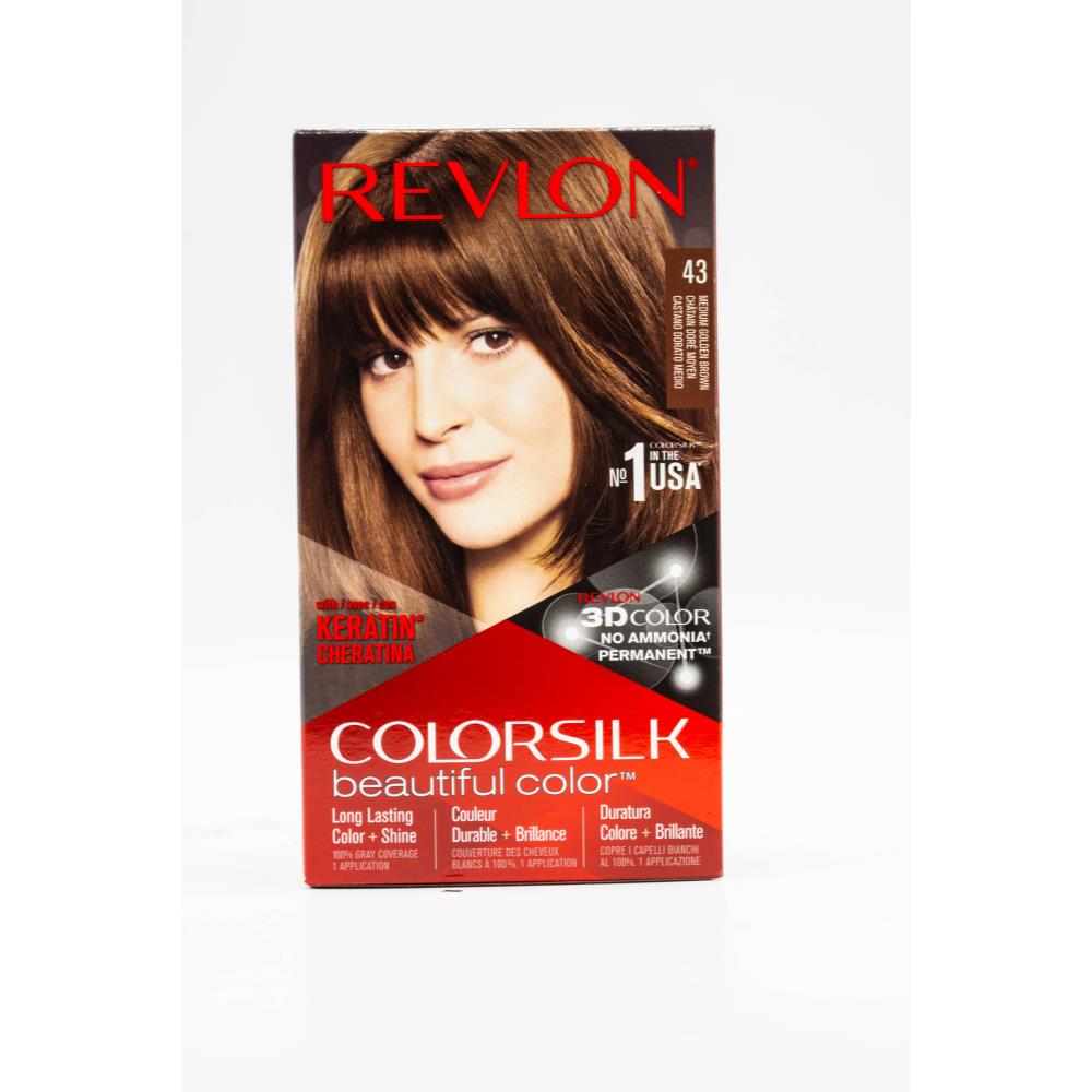 Revlon Colorsilk Permanent Hair Color 42 Medium Auburn (3x Pack)