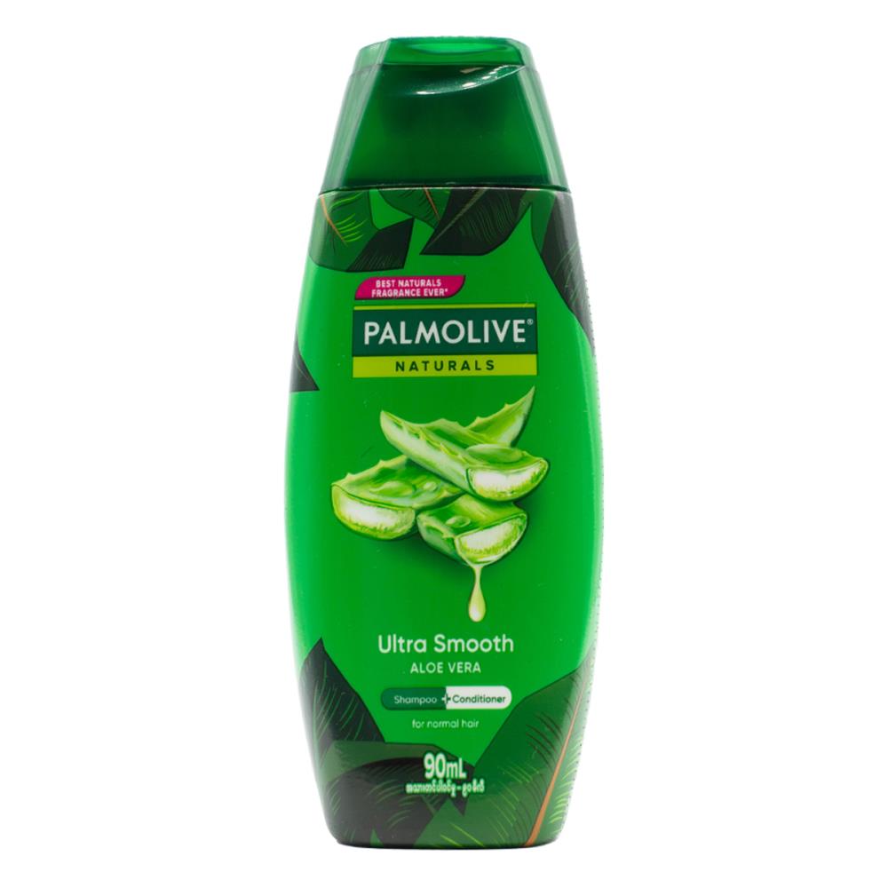Palmolive Shampoo & Conditioner Naturals Ultra Smooth Aloe Vera 90ml (6 Pack)