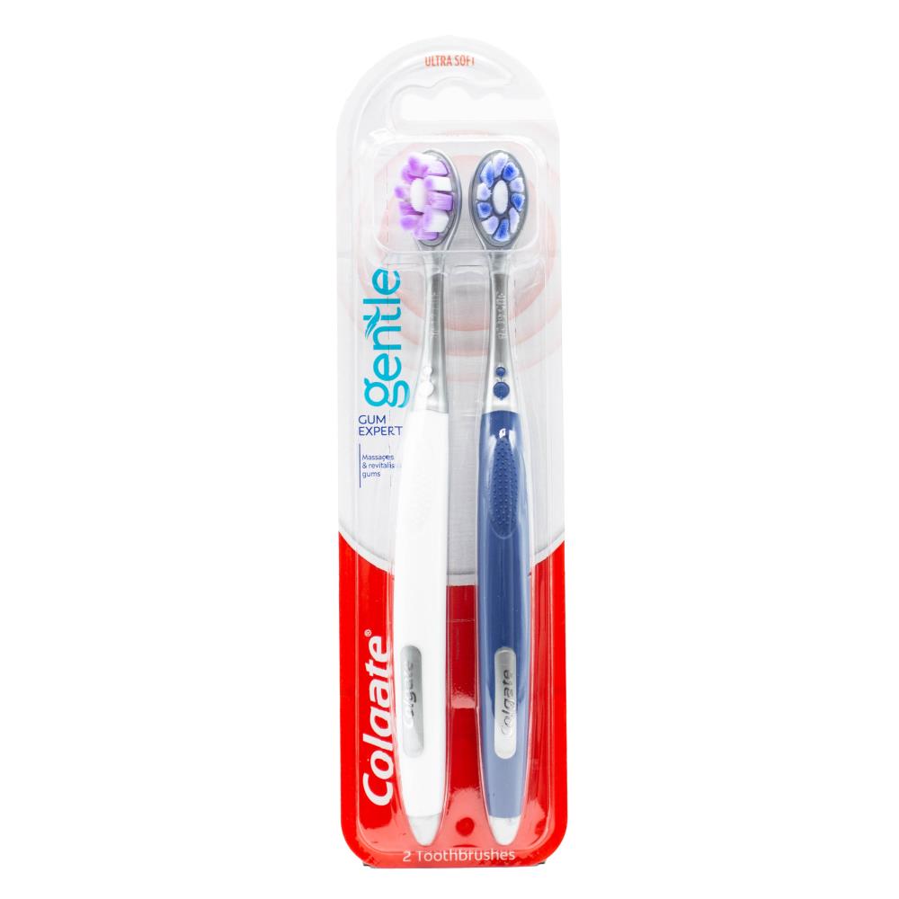 Colgate Pk2 Toothbrush Gentle Gum Expert Ultra Soft (6x Pack)