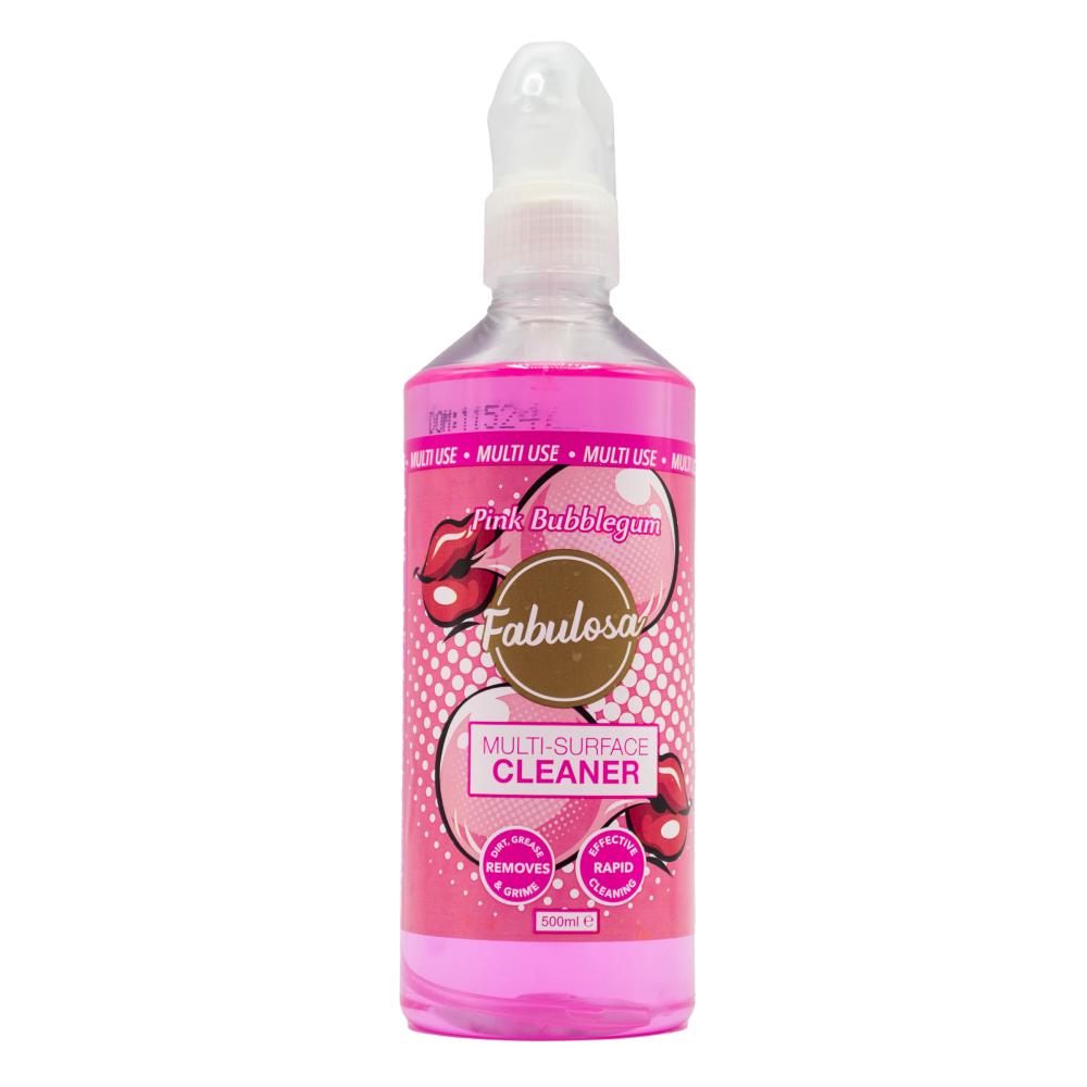 FABULOSA MULTI SURFACE CLEANER PINK BUBBLEGUM 500ml (9x Pack)