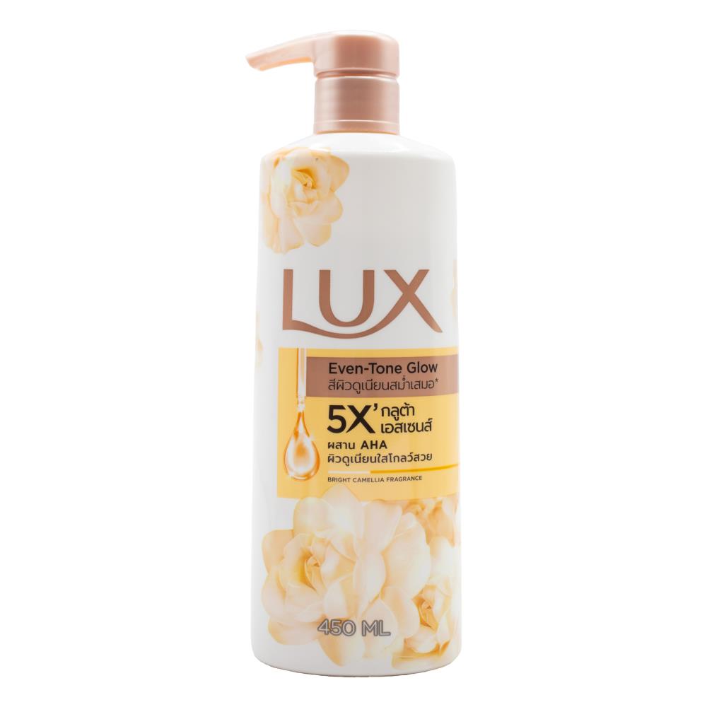 Lux Body Wash Bright Camellia 450ml (8 Pack)
