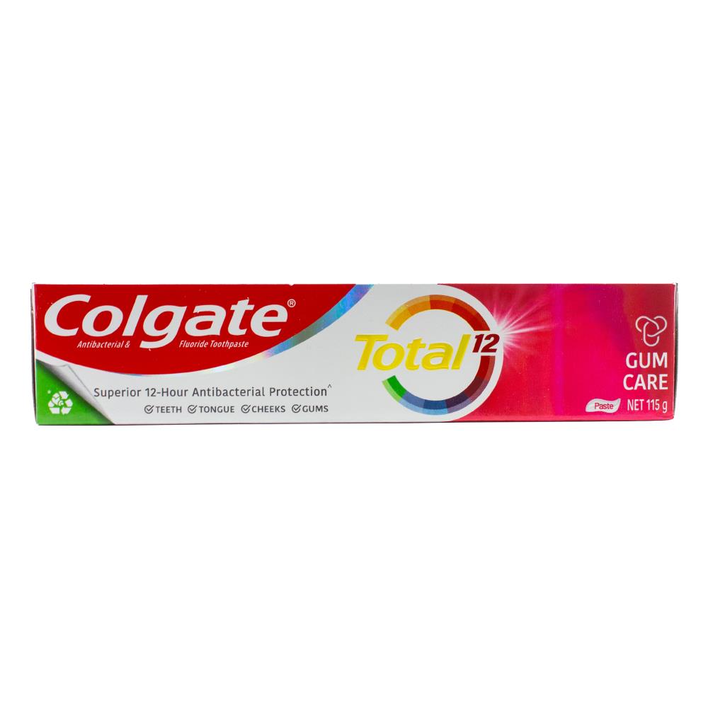 Colgate 115g Toothpaste Total 12 Gum Care (12x Pack)