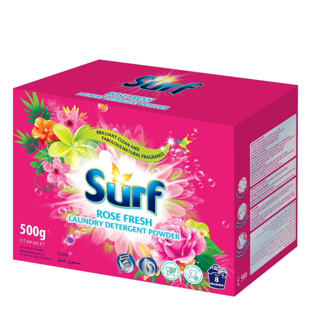Surf Laundry Detergent Powder Rose Fresh (Box) 500g (20 Pack)