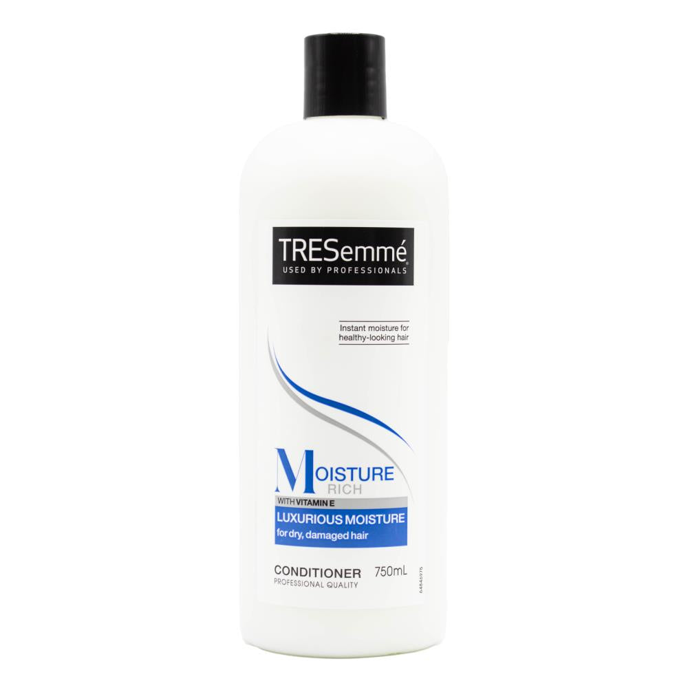 Tresemme Conditioner Moisture Rich Luxurious Moisture For Dry Damaged Hair With Vitamin E 750ml (4 Pack)