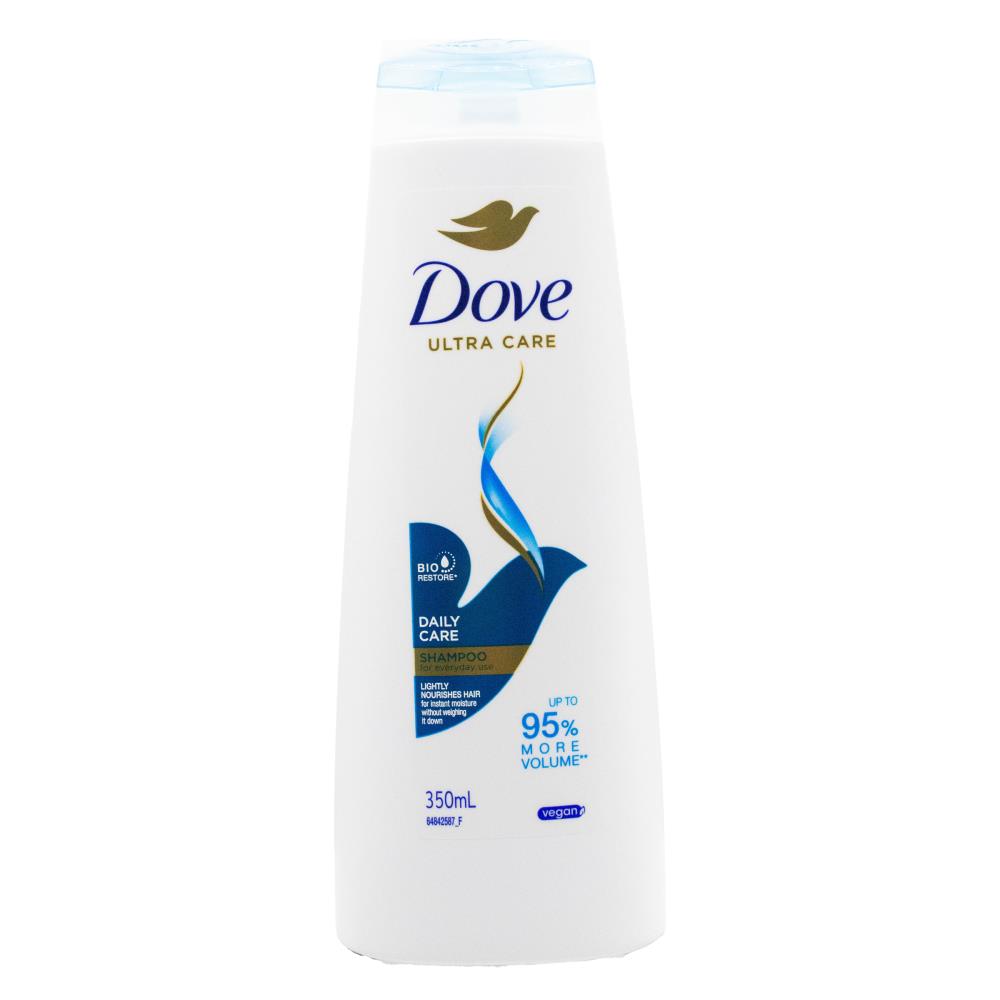 DOVE 350mL SHAMPOO ULTRA CARE DAILY CARE VEGAN (5 x Pack)