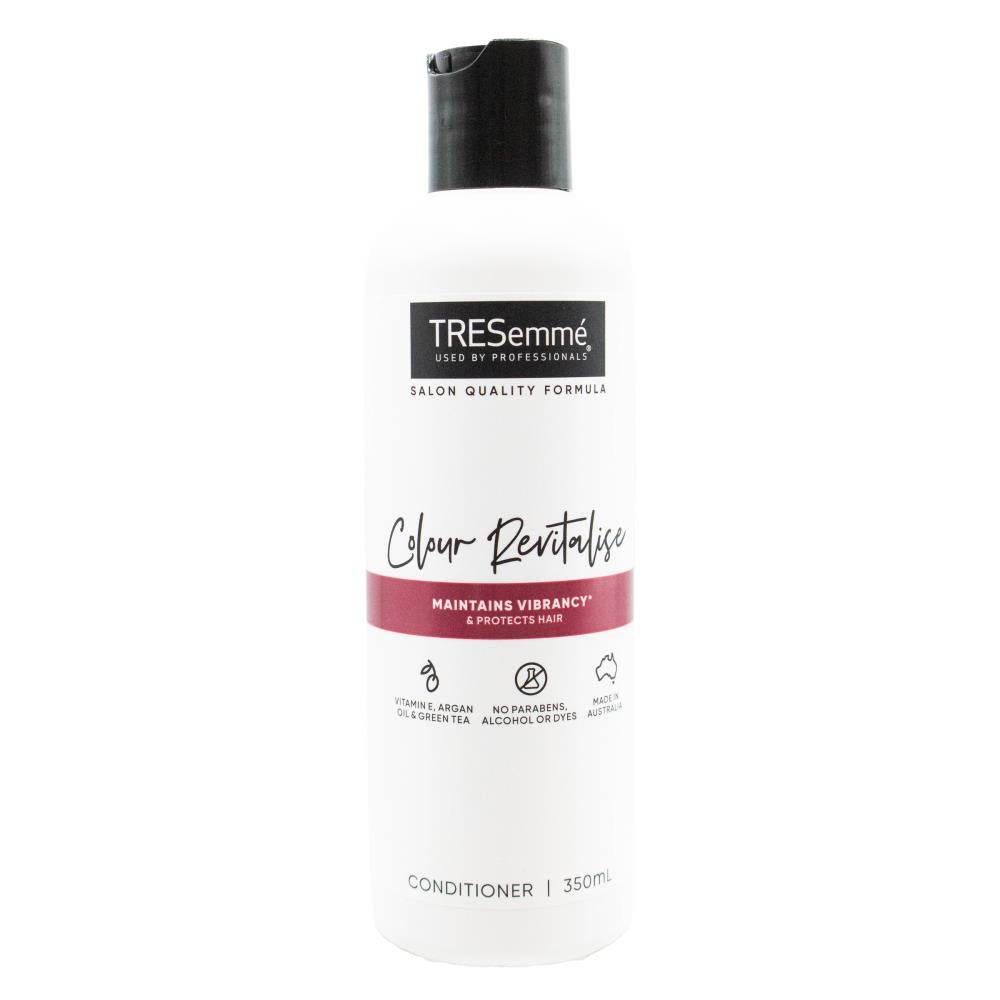 TRESEMME 350mL CONDITIONER COLOUR REVITALISE VITAMON E ARGAN OIL AND GREEN TEA (3x Pack)