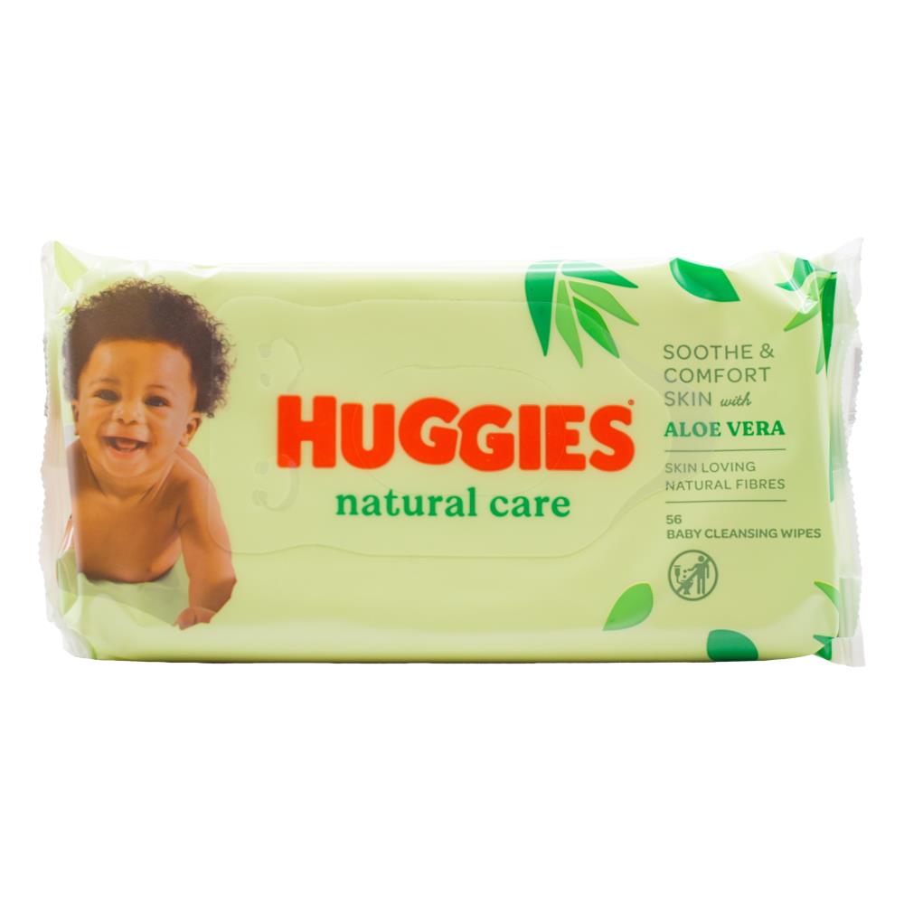 Huggies Baby Wipes Natural Care Sticky Top 10 x 56Pk (560 Wipes)