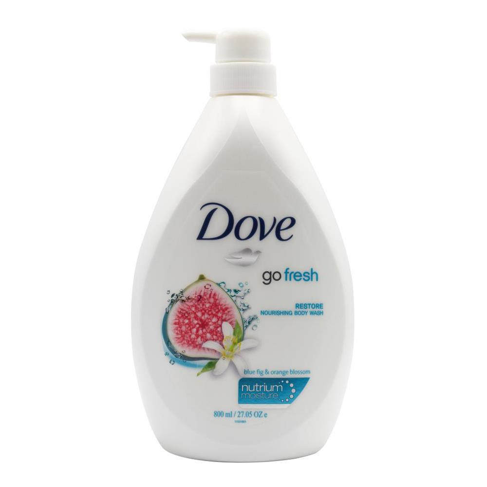 Dove Body Wash Blue Fig & Orange Blossom 800ml (3x Pack)
