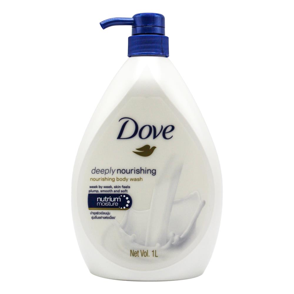DOVE NOURISHING BODY WASH DEEPLY NOURISHING 1000ml (3 x Pack)