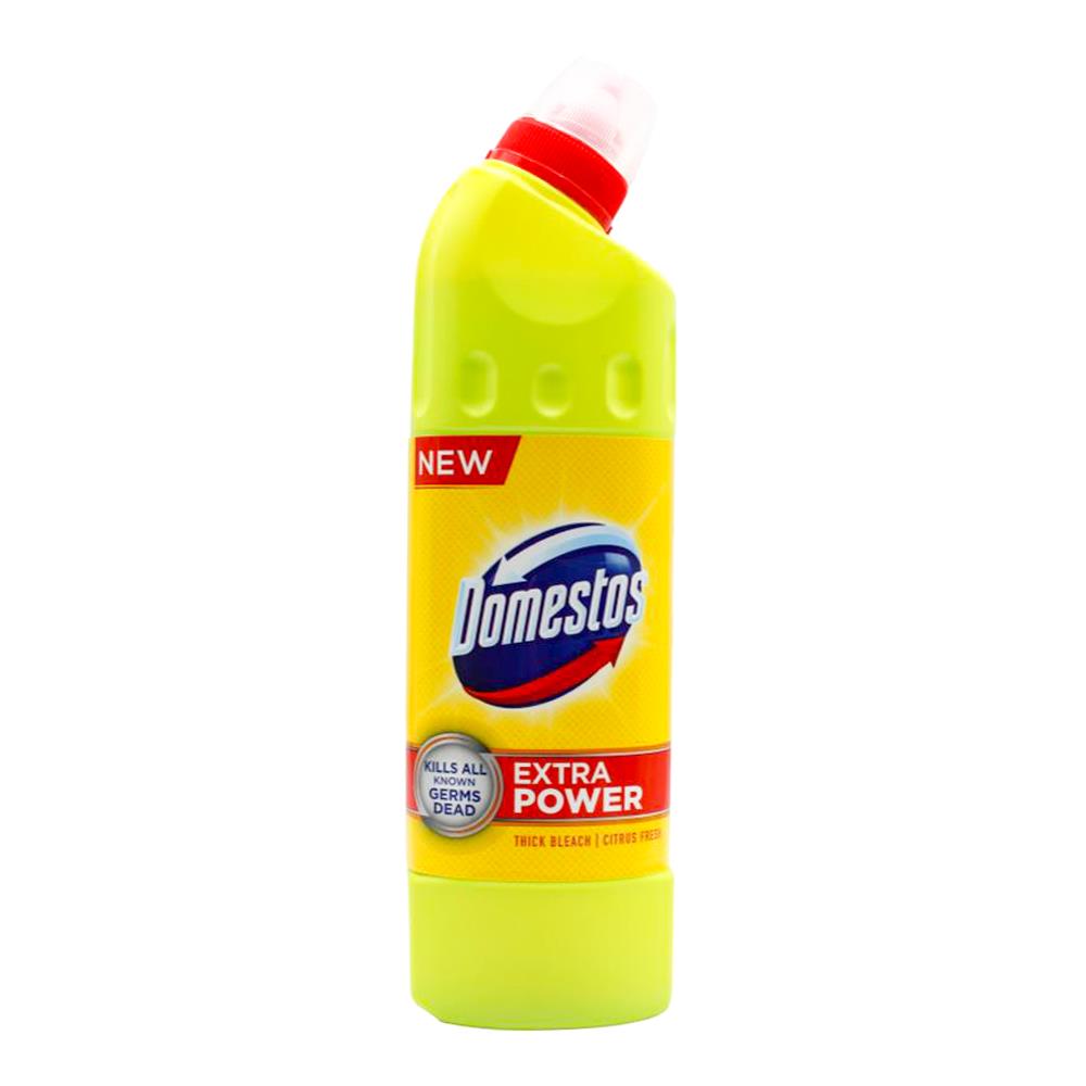 Domestos 500ml Thick Bleach Extra Power Citrus Fresh (24x Pack)
