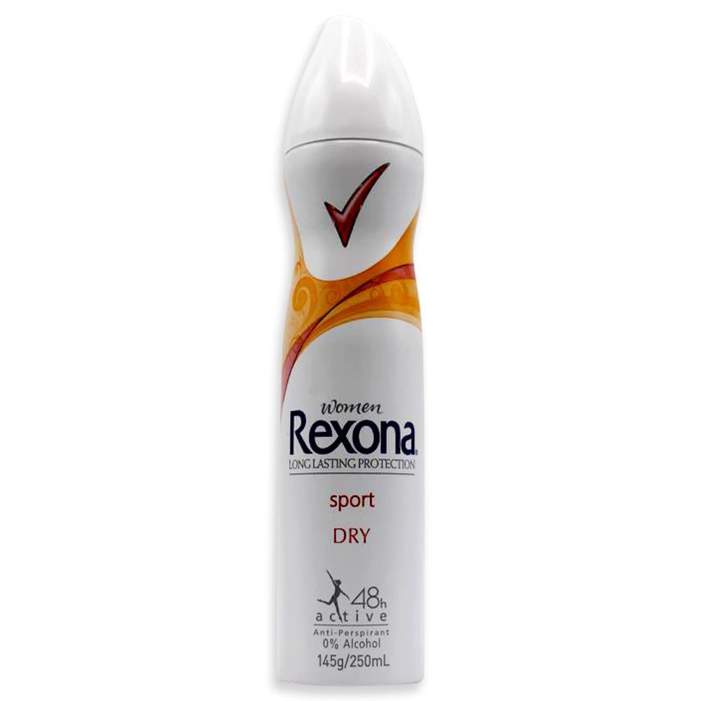 Rexona Antipersprant Women 48h Active Sport 145g / 250ml (6 Pack) Dry