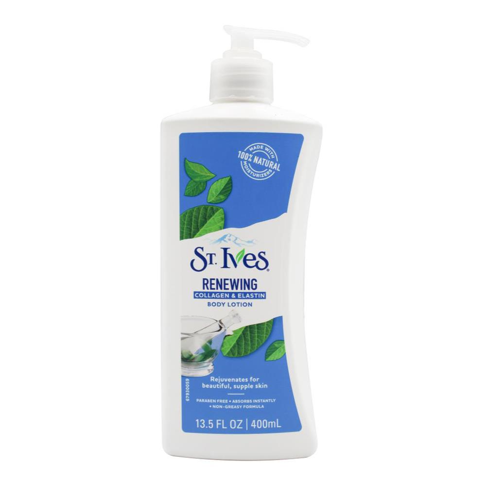 St Ives Body Lotion Renewing Collagen & Elastin 400ml (12 Pack)