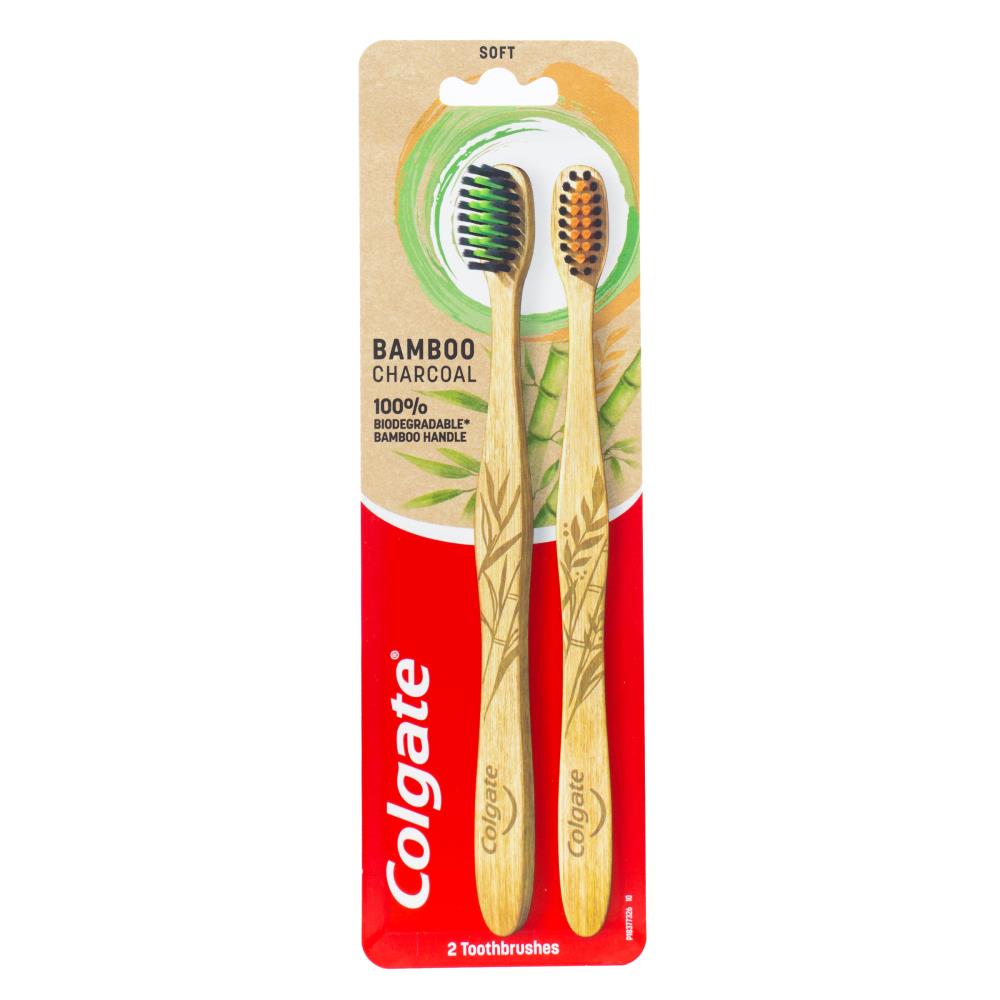 Colgate Pk2 Toothbrush Bamboo Charcoal Soft (6x Pack)
