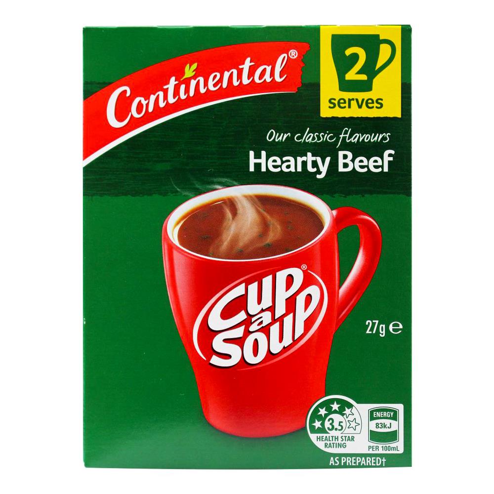 Continental Pk2 X27g Cup A Soup Hearty Beef (7x Pack)