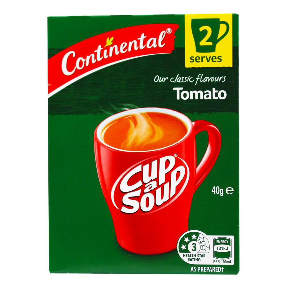 Continental Pk2 X40g Cup A Soup Tomato (7x Pack)