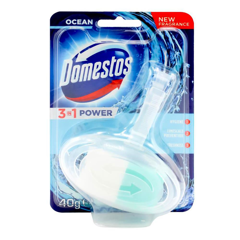 Domestos Toilet Cleaner Cage 3 In 1 Power Ocean 40g (12 Pack)