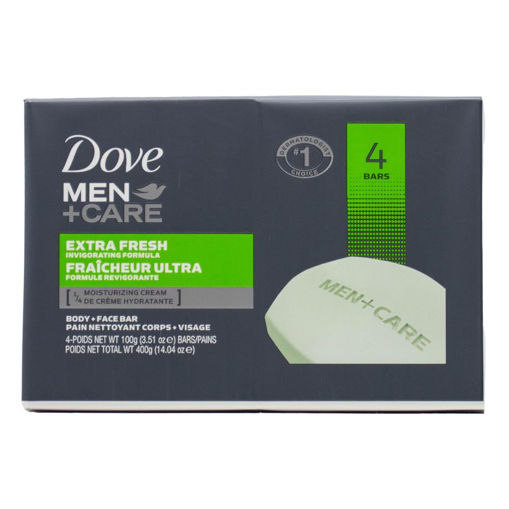 Dove X 100g Soap Bar Men + Care Extra Fresh 12 X 4pk (48 Pac