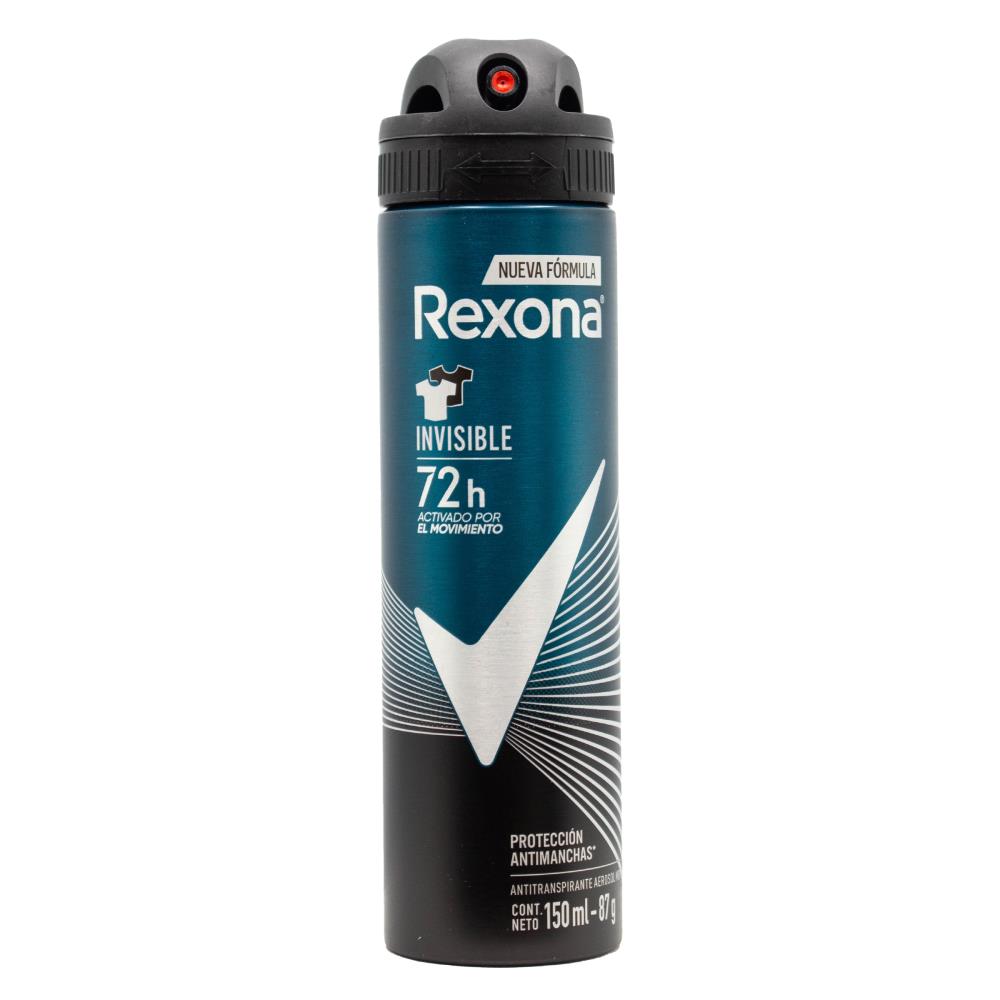 REXONA 150mL / 87G ANTIPERSPIRANT 72H INVISIBLE (12x Pack)