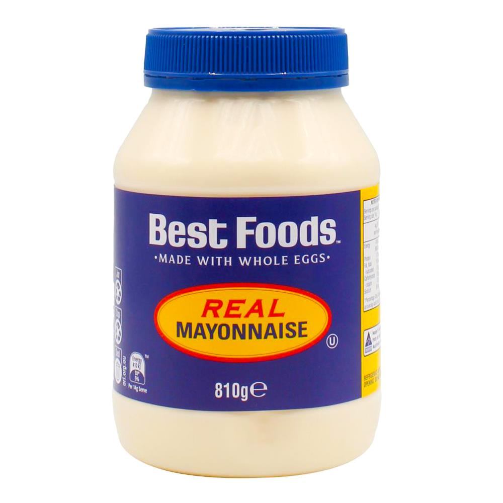 Best Foods 810g Real Mayonnaise (10x Pack)