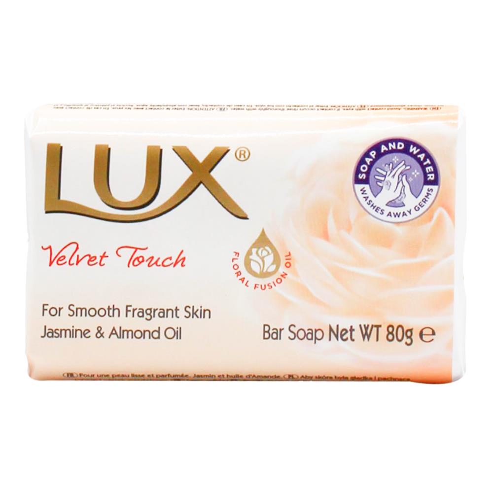Lux Soap Bar Velvet Touch 80g (24 Pack)