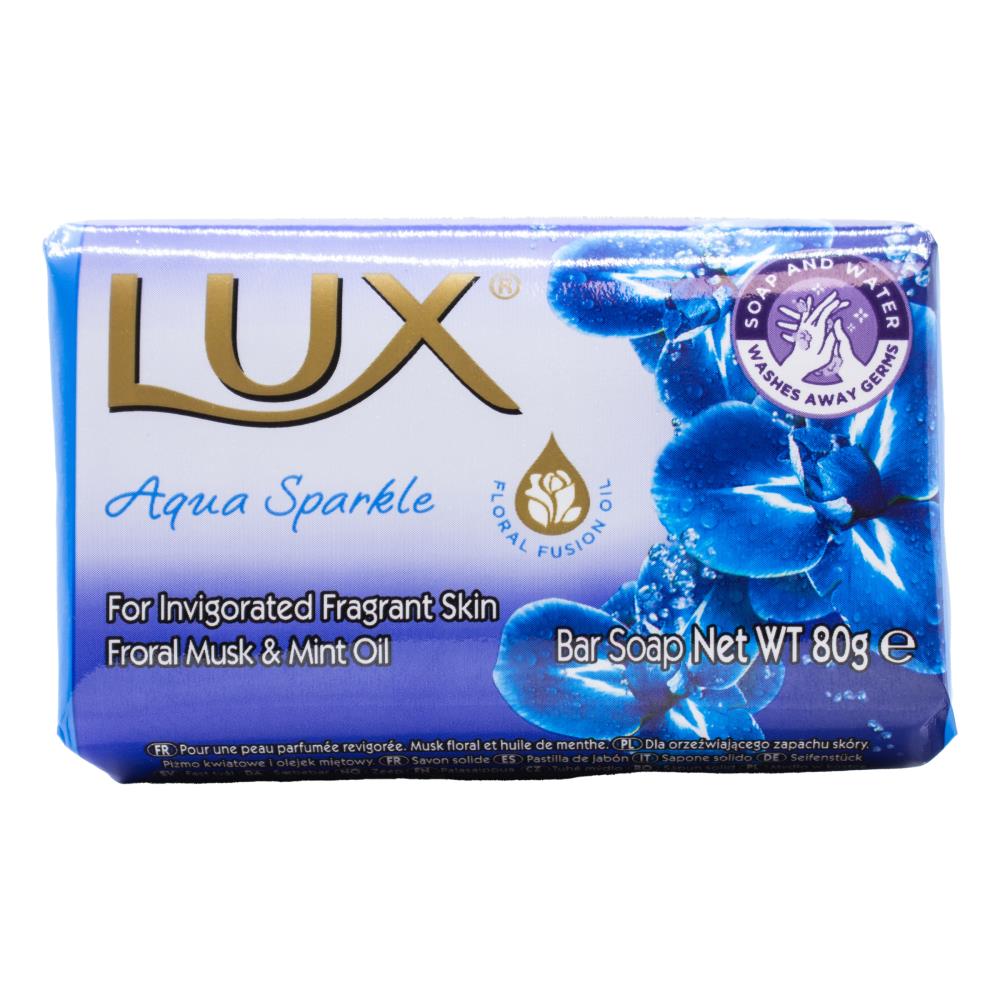 Lux Soap Bar Aqua Sparkle 80g (24 Pack)