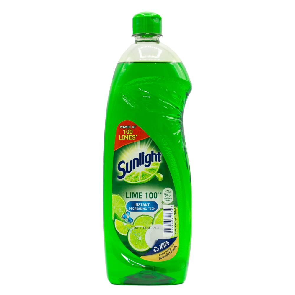 Sunlight Dishwashing Liquid Lime 100 800ml (12 Pack)