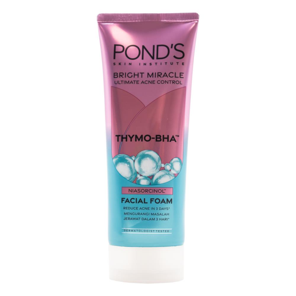 Ponds Facial Foam Bright Miracle Ultimate Acne Control 100g (6 Pack)